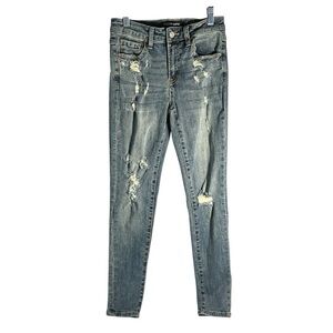Insane Gene Distressed Skinny Jeans Sz 25